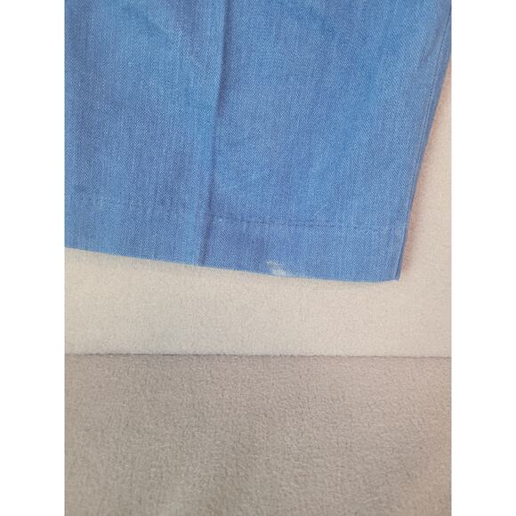 Scotch & Soda Wide-Leg Cropped Trousers Blue Sz 14 – EUC w/ Flaw - Picture 13 of 13